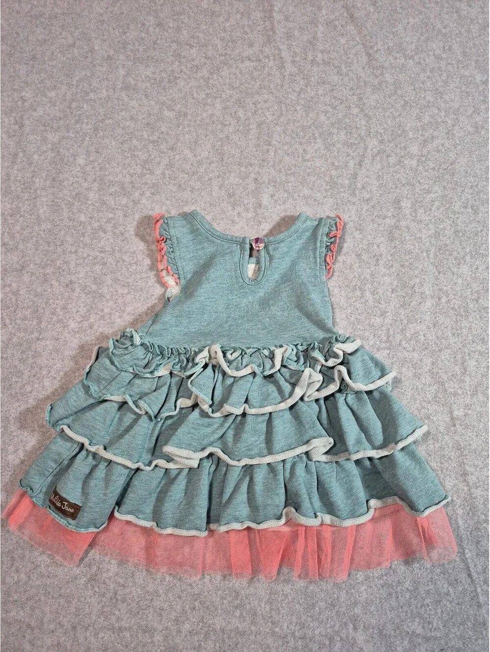 Matilda Jane Baby Girls Tiered Ruffle Tulle Dress 3-6M